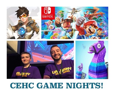 Graphic of CEHC Game Nights