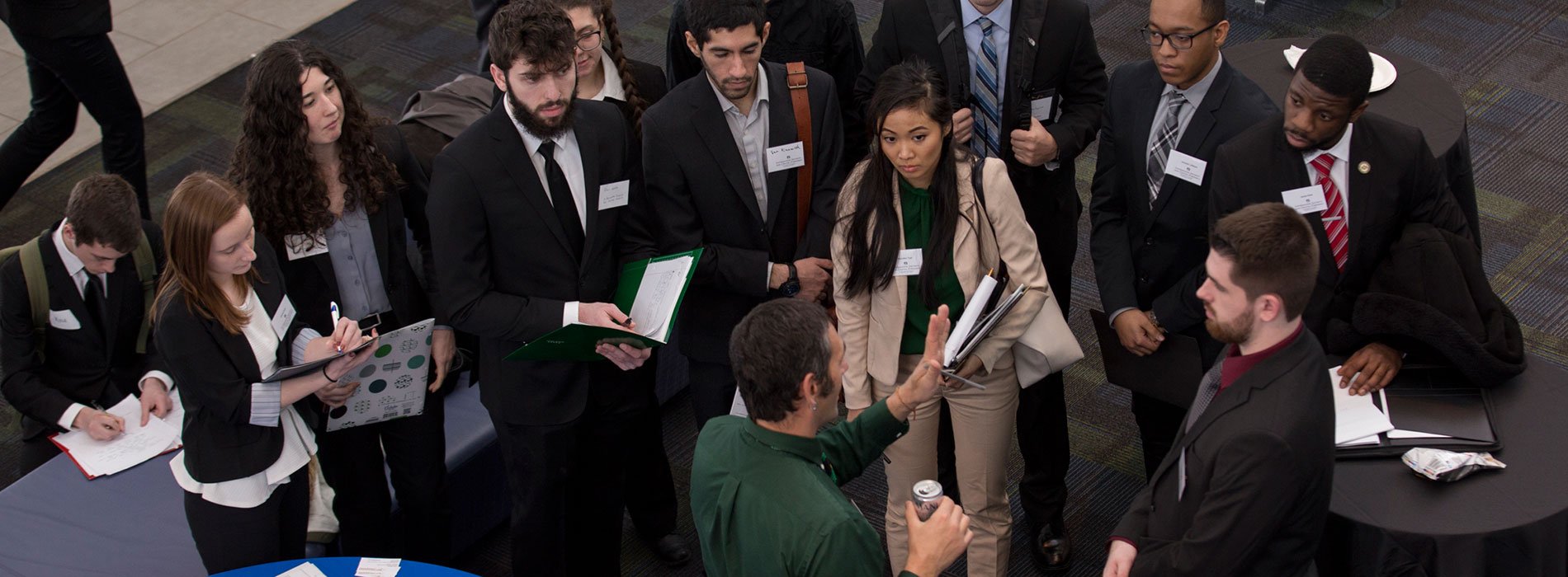 Students attend cyber career fair