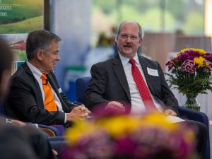 david smith moderating at fenimore talks