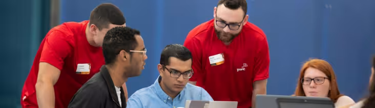 UAlbany BS Accounting students at the PWC Challenge Case Competition.