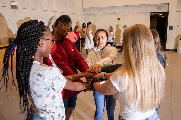 Girls Inc. Eureka! program camp at UAlbany 2019 - exploring physics of dance
