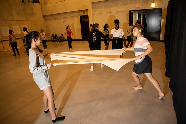 Girls Inc. Eureka! program camp at UAlbany 2019 - exploring physics of dance