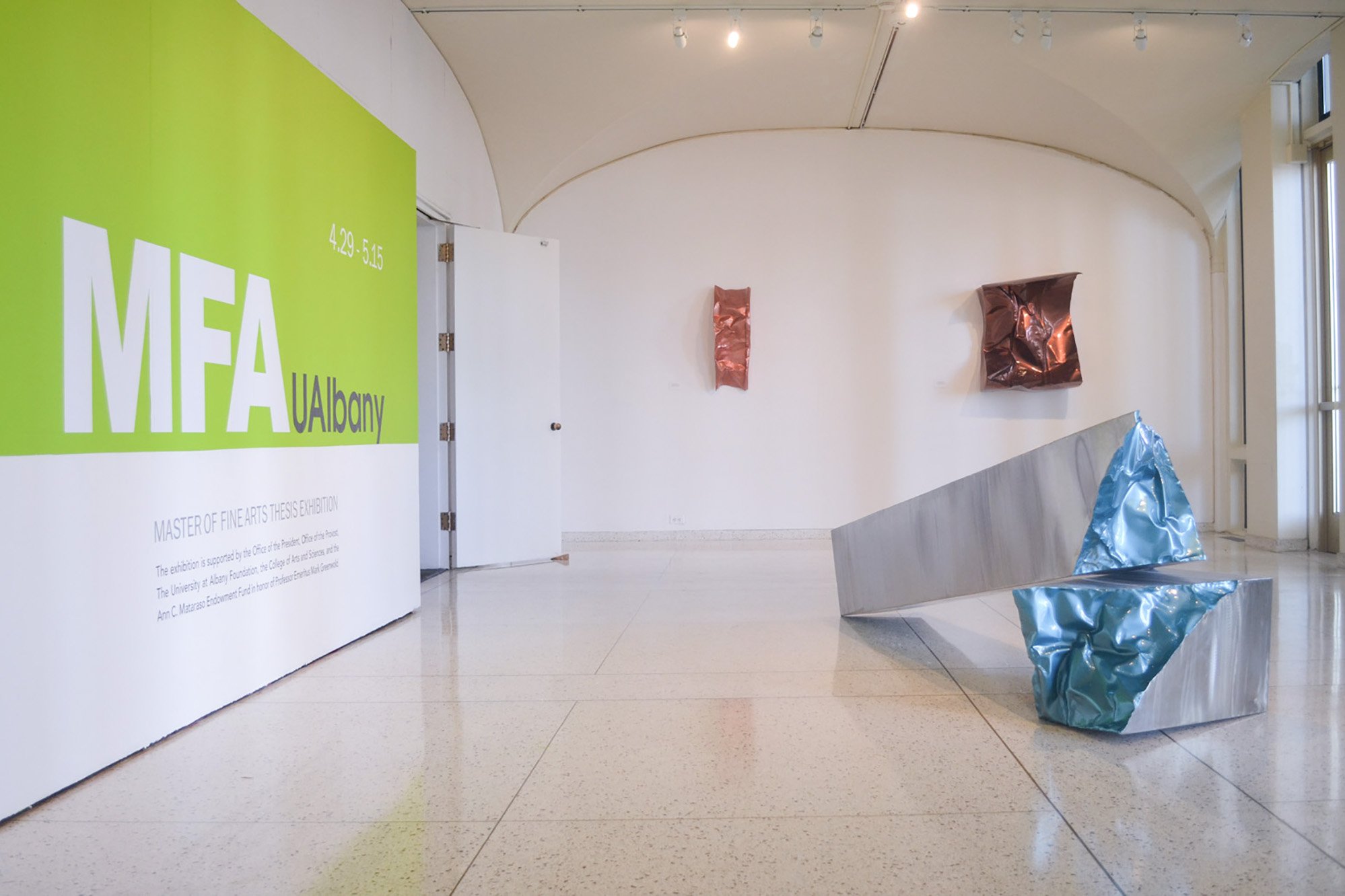 MFA Thesis 2016 Installation view