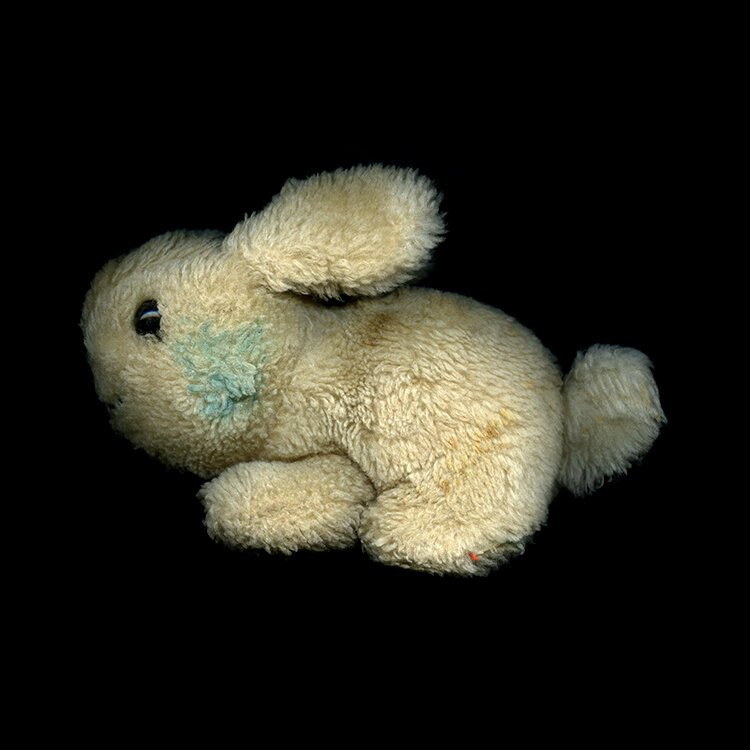A stuffed bunny rabbit plush toy.