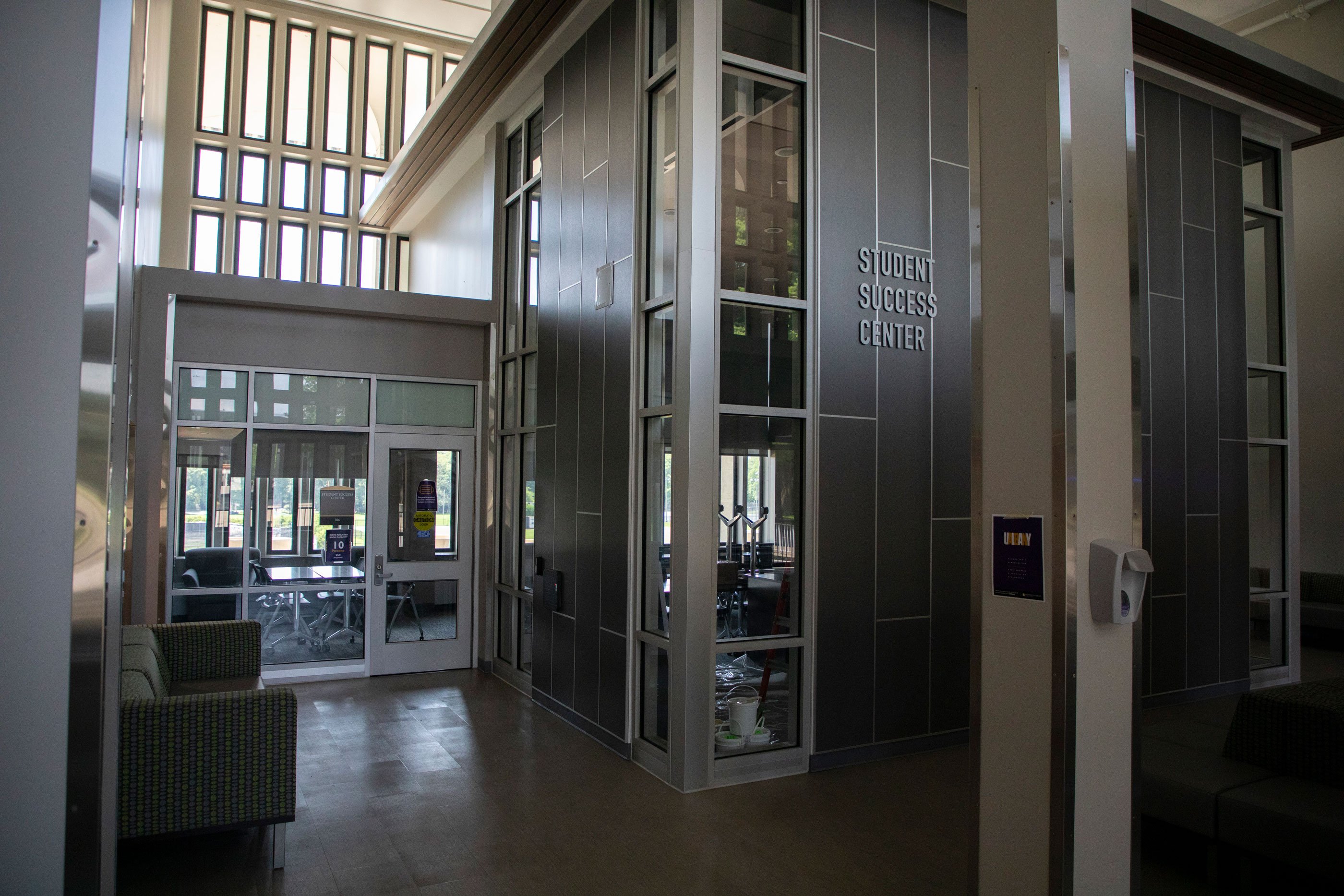 The door to a Student Success Center on Dutch Quad