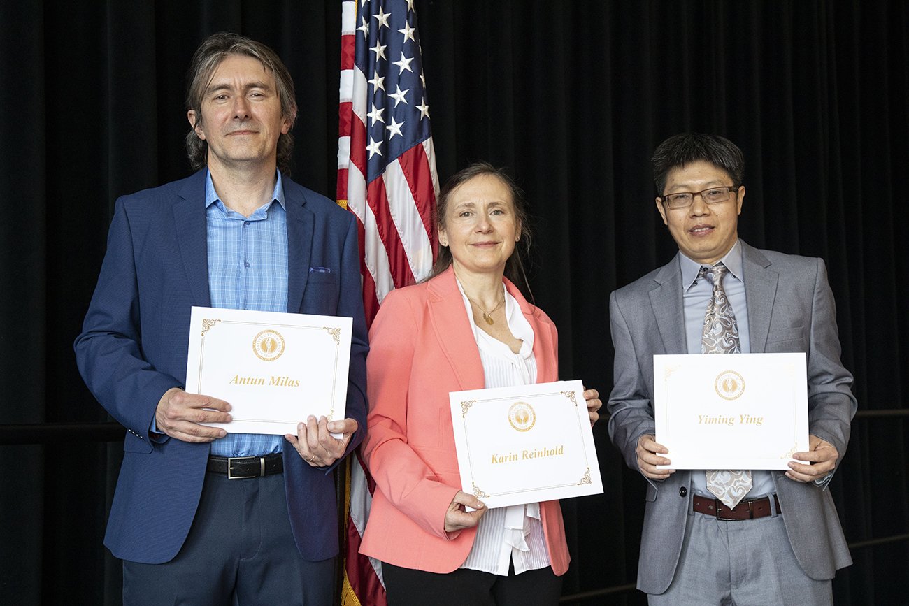 Three Mathematics & Statistics Professors Awarded President's Awards