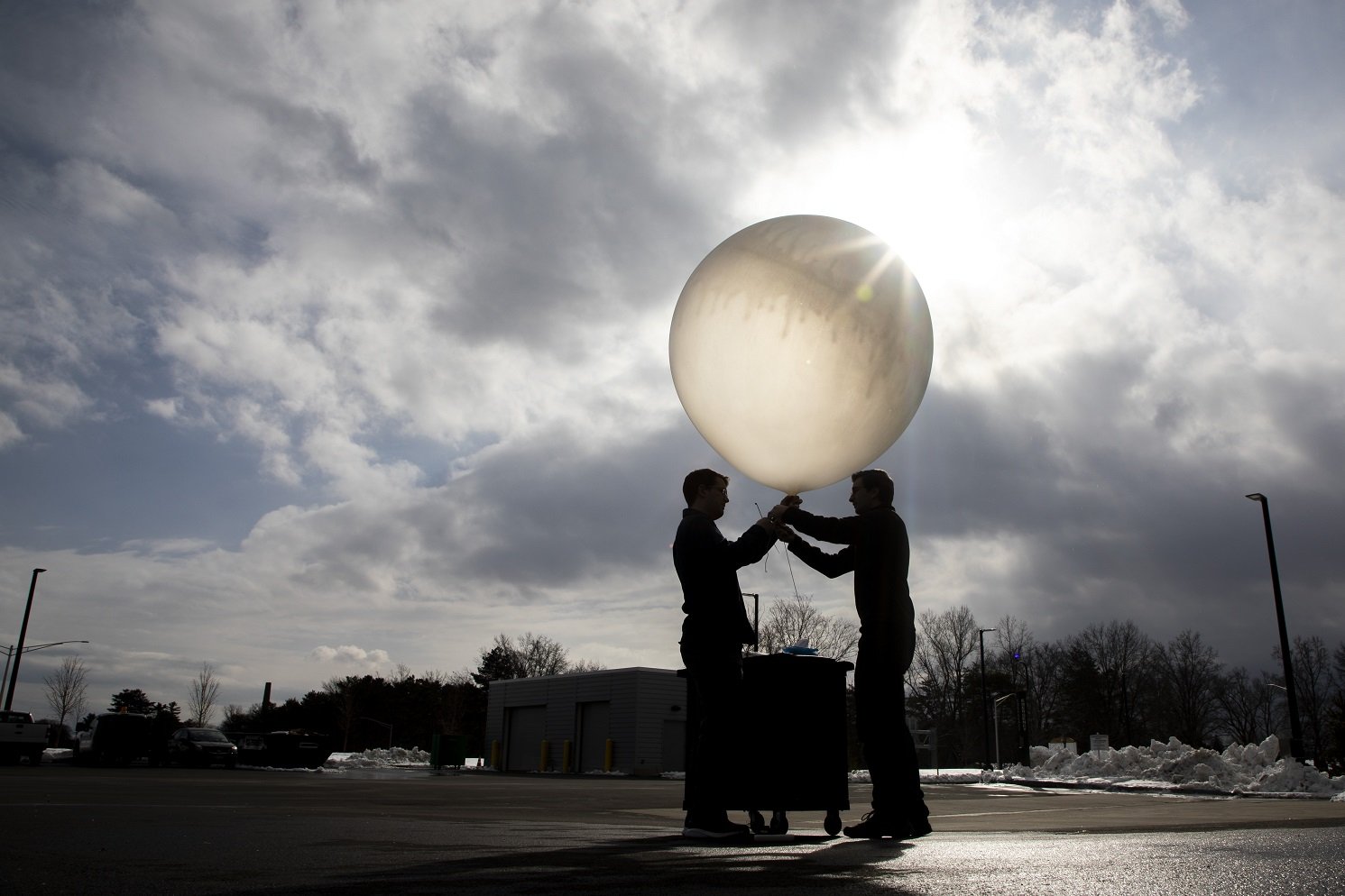Photos: UAlbany/NWS weather balloon partnership.