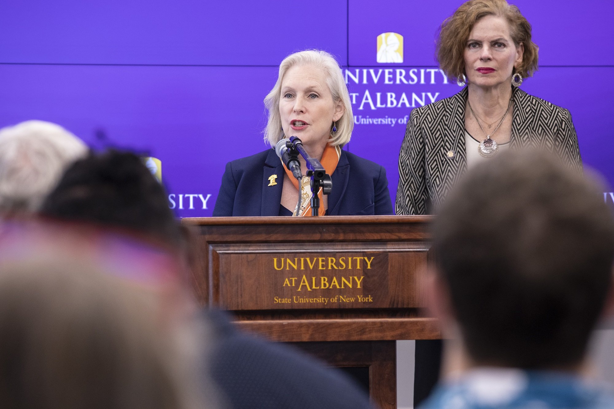 Photos: Gillibrand press conference at ETEC.