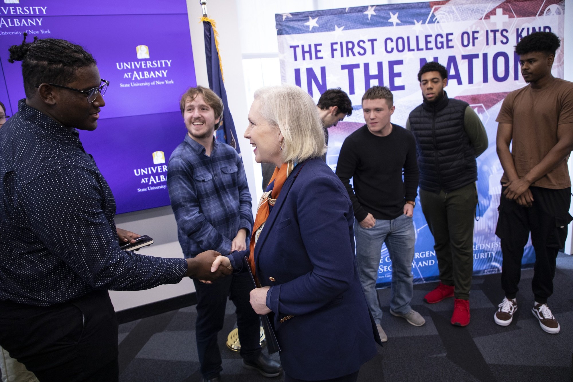 Photos: Gillibrand press conference at ETEC.