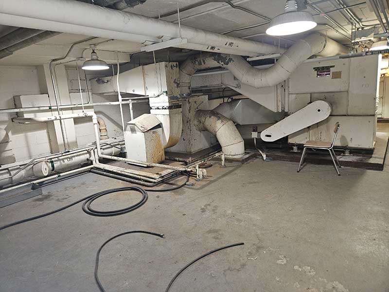 Image showing infrastructure involved in the renovation. 