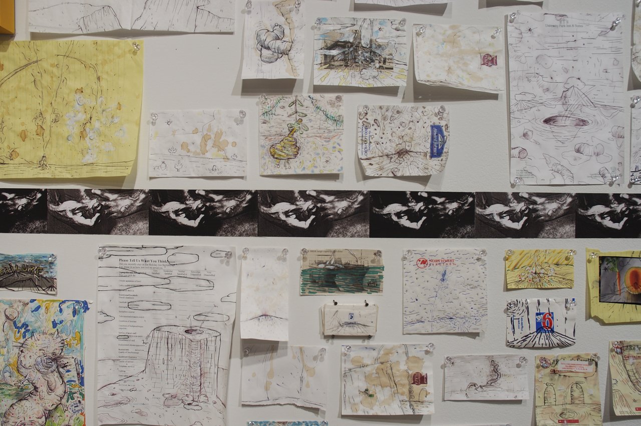 Installation by artist Pope L