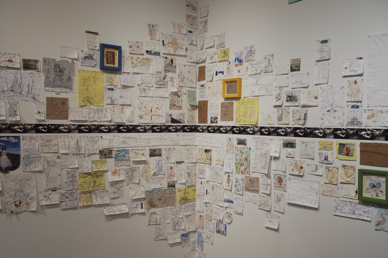 Installation by artist Pope L