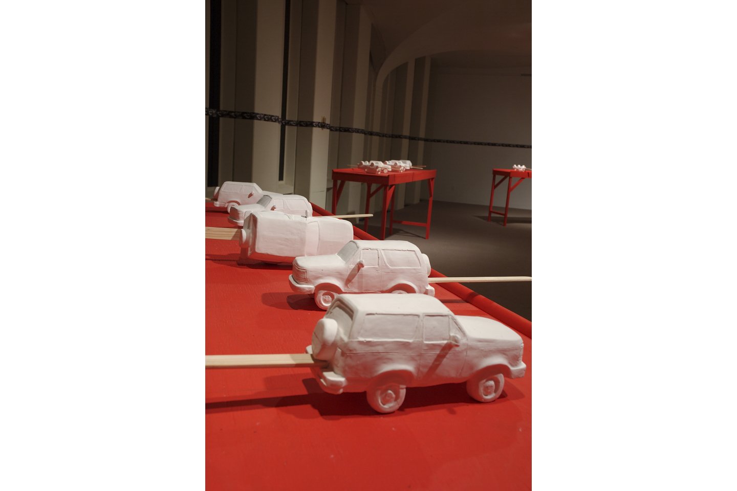 Installation by artist Pope L