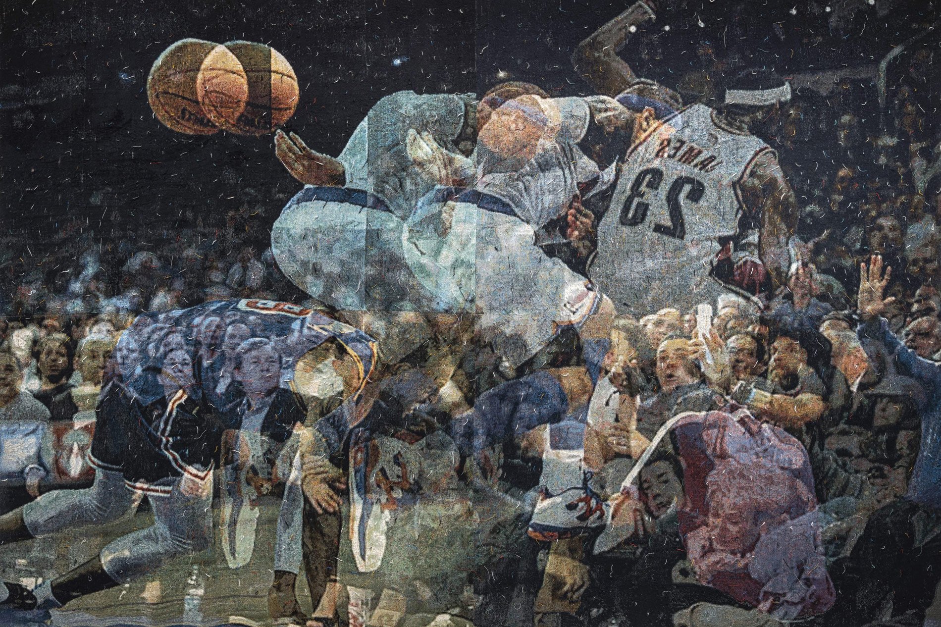 Tapestry of Lebron James.