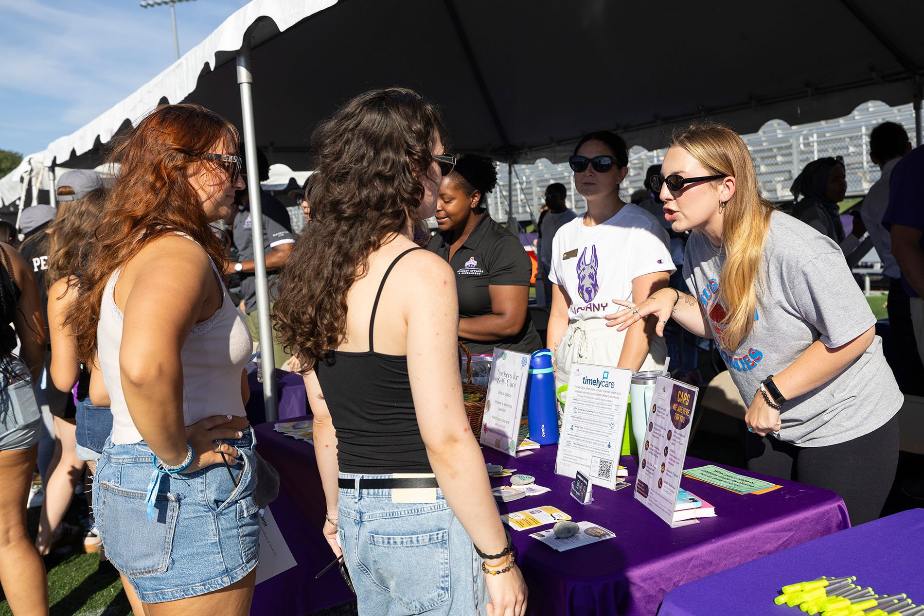 Students visiting resources at Great Danetopia