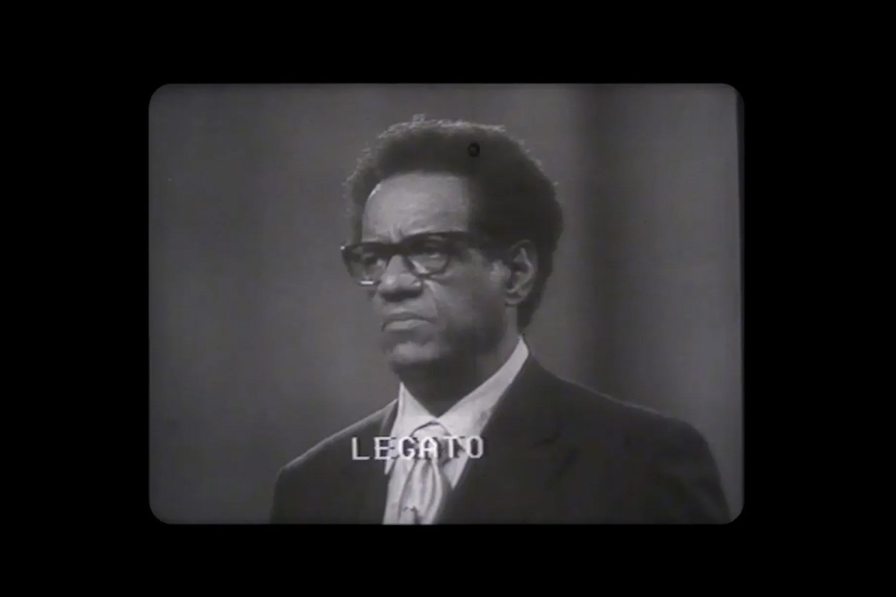 A still from a video art piece