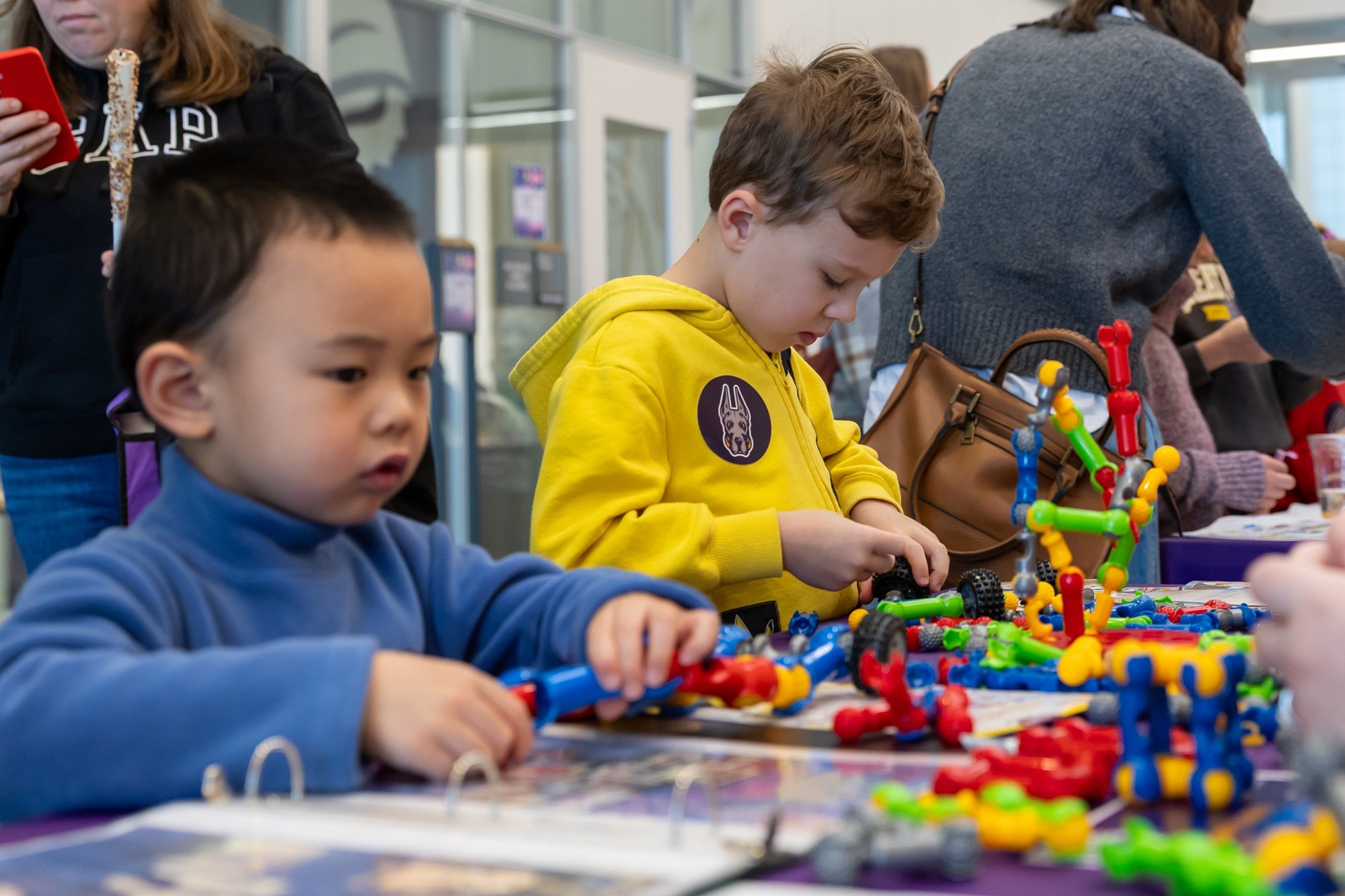 Scenes from UAlbany's 2026 STEM and Earth Sciences Family Day.