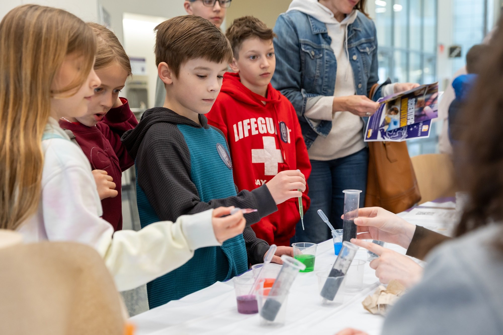 Scenes from UAlbany's 2026 STEM and Earth Sciences Family Day.