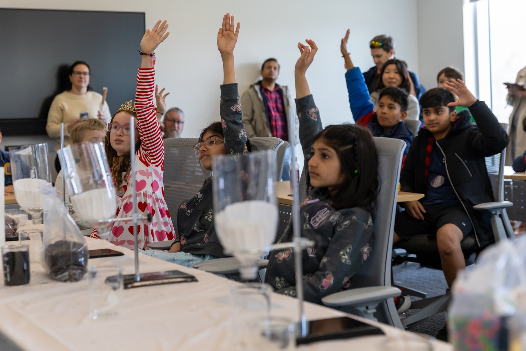 Scenes from UAlbany's 2026 STEM and Earth Sciences Family Day.