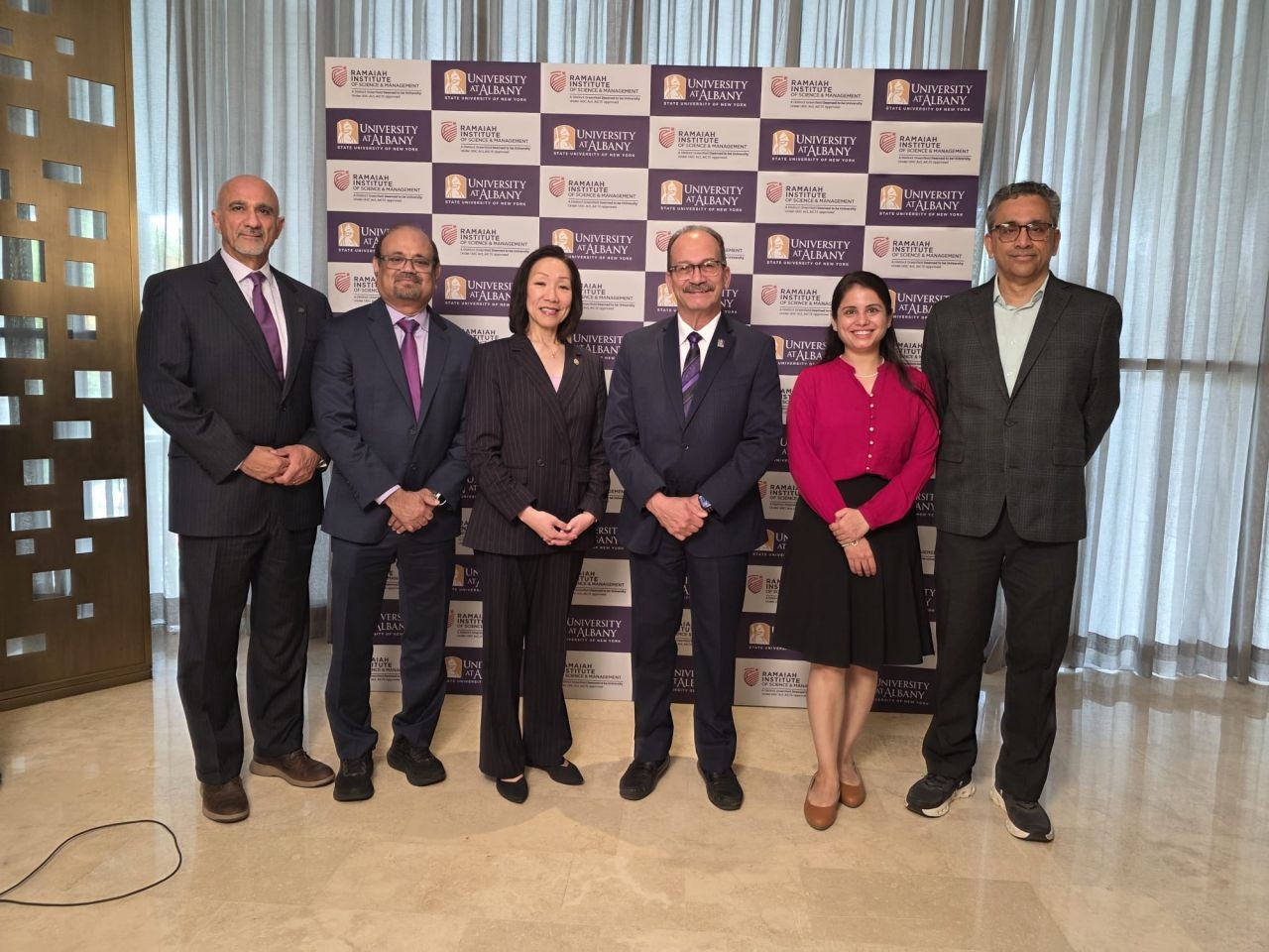 UAlbany leadership gather at RISM