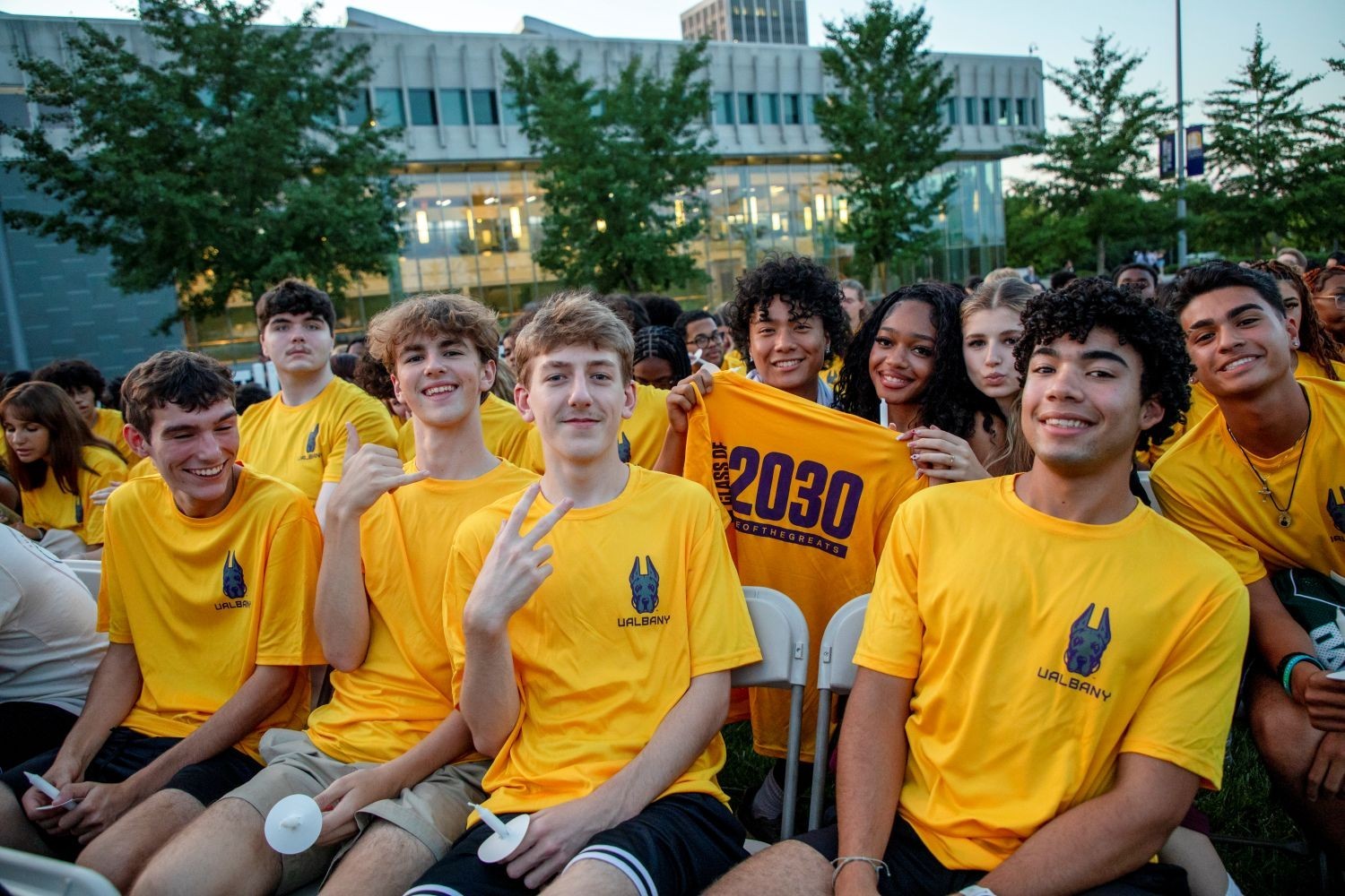 Students at Convocation