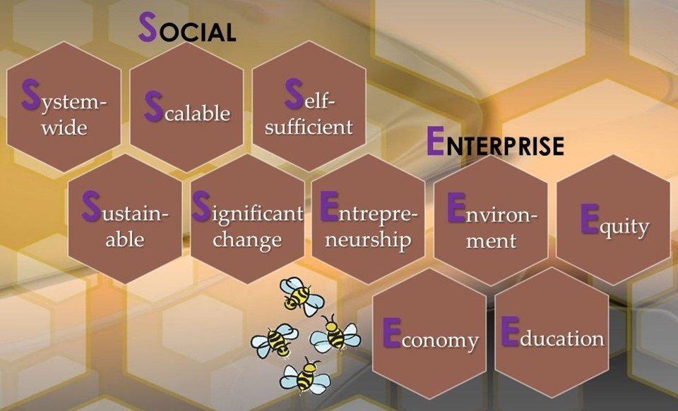 Social Enterprise connection graphic