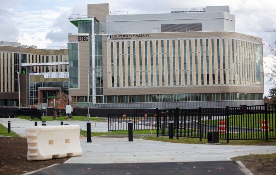 Photo of the outside of ETEC's construction site.