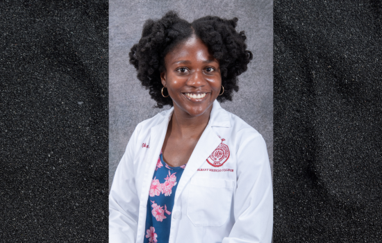 Oyenike Ilaka smiles at the camera. 