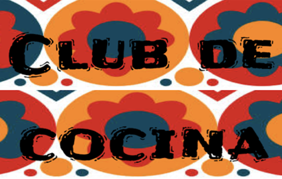 Colorful Image with text Club de Cocina