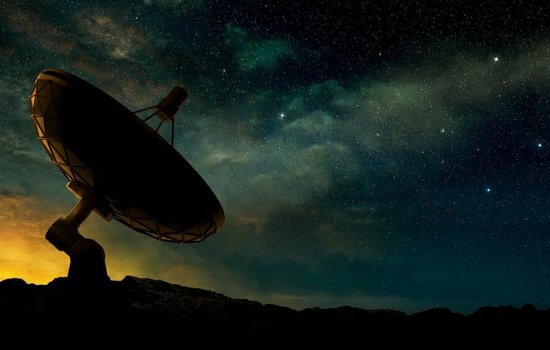 The SpectrumX Telescope at nighttime