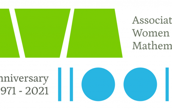 Association of Women in Mathematics 50th anniversary logo