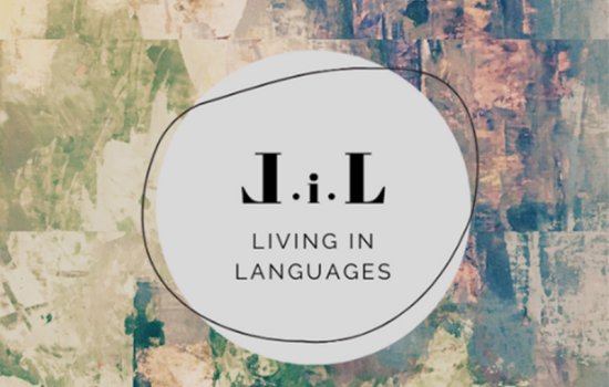 Part of the cover art for the first Living in Languages Journal, by Sarah Zaheb