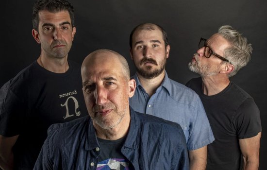 Four musicians from the Doctor Baker band including department member Danny Goodwin