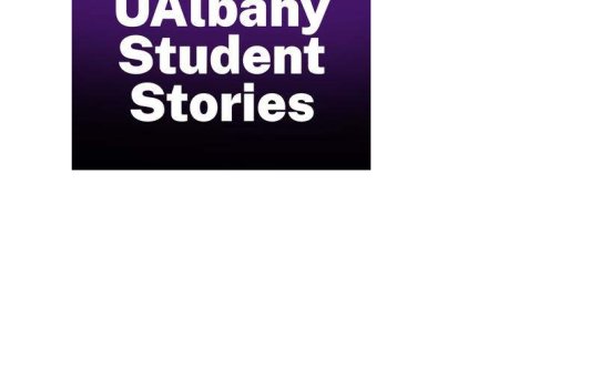UAlbany Student Stories logo