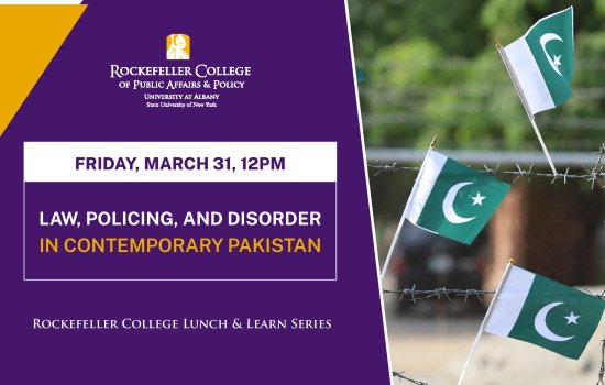 Law, Policing, and Disorder in Contemporary Pakistan