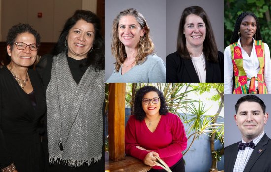 Winners of this year’s Diversity Transformation Awards are, clockwise from left: Elizabeth Vasquéz and Carmen Serrano, Jennifer Goodall, Elizabeth Jach, Nurat Affinnih, Zakhar Berkovich and Tassiana Maura de Oliveira.