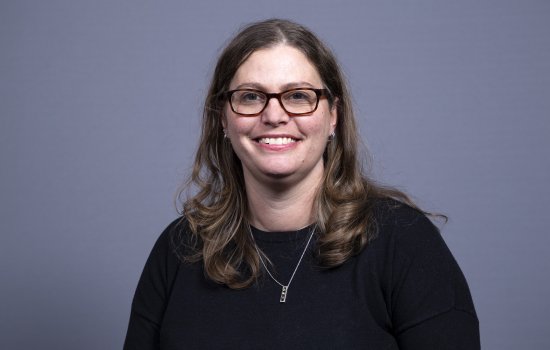 A portrait of Dr. Rachel de Long