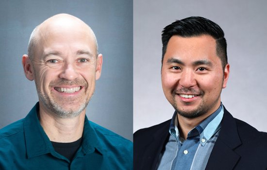 Side by side of Jonathon Little (left) and Rui Li (right)