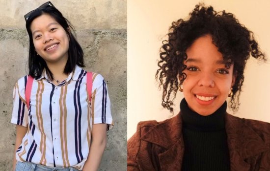 side-by-side photos of Michelle Dong and Teresa Mejia