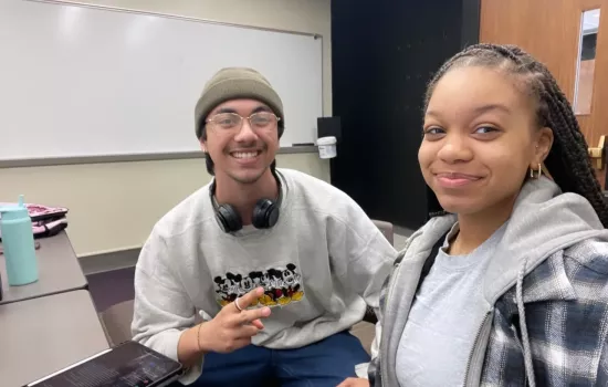 communication major success interview with Tommaso and Deven