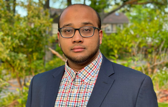 A portrait of Mamun Rahman