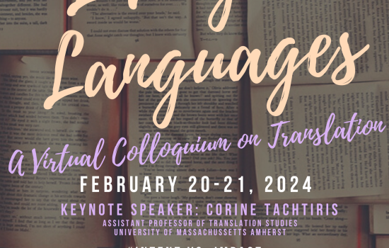 Living in Languages Colloquium 2024 flier