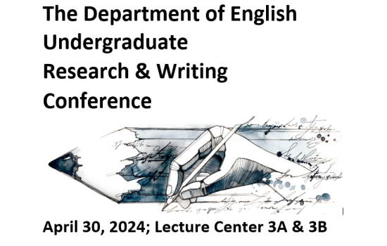 English URWC with writing hand, April 30, LC 3A & 3B