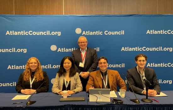 CEHC Students with Professor David Turetsky at the DC Cyber 9/12 Strategy Challenge