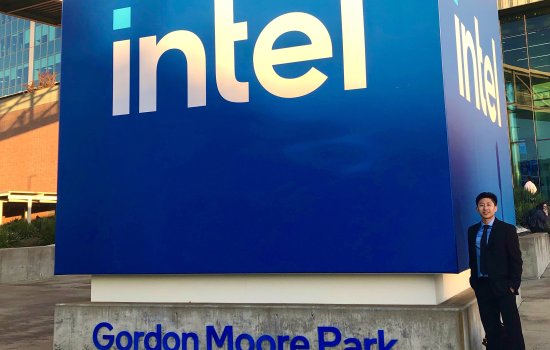 UAlbany PhD Student Justin Nhan recently returned from a visit to Intel in September, where he presented his research at a conference.