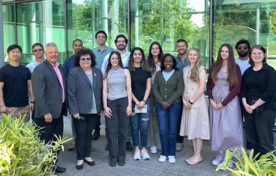 '25-26 RNA Fellow Cohort Picture with CAS Dean, Directors of the RNA Fellow Program, RNA Fellows, and their mentors