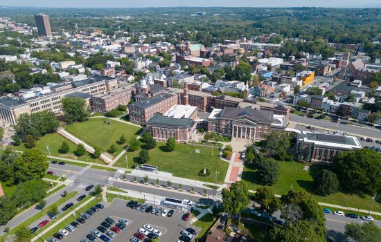 Aerial photo of Albany