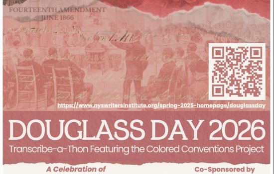 Douglass Day flyer, Feb 13, noon to 3 pm, Multipurpose Room CC