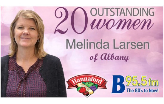 Professor Larsen 20 Outstanding Women NY Capital Region