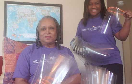 The CEHC Family have Manufactured and Donated Thousands of Face Shields to Health Care Workers in the Battle Against COVID-19